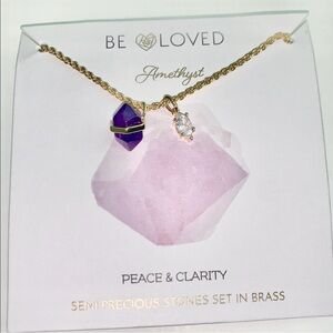 Be Loved peace and Clarity Amathys pendant